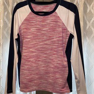 Pink, White and Navy Tail Tennis Topper